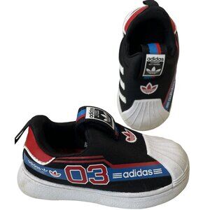 Adidas Originals Superstar 360 Slip-On Sneakers Shoes Toy Race Car Toddler Boy 5